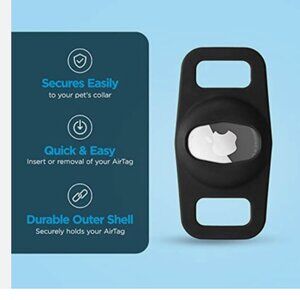 NEW IN PACKAGE - Case-Mate : DOG TAG Collar Holder for Airtag